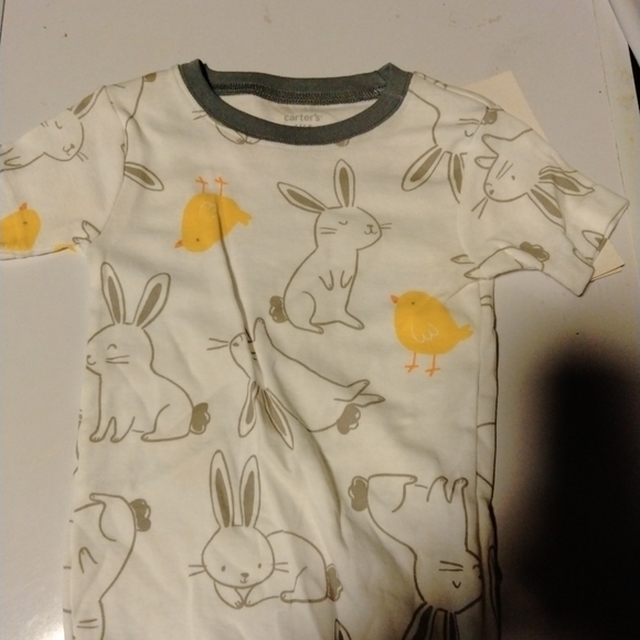 Carter's Boys Easter Themed Pajama Set Size 4t - Picture 1 of 4
